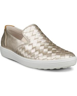 Ecco Soft 7 3.0 Slip-On Sneaker - White