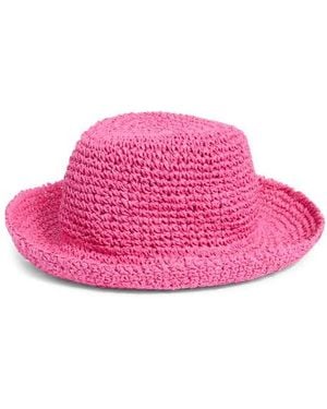 Kate Spade Straw Cloche - Pink