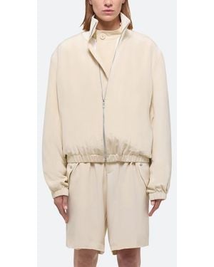 Helmut Lang Zip Bomber Jacket - Natural