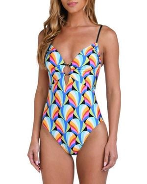 Sunshine 79 Hang Loose O-Ring One-Piece Swimsuit - Blue