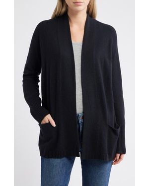 Caslon Open Front Cardigan - Blue