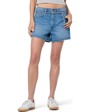 Joe's Jeans Belted Relaxed Shorts - Blue