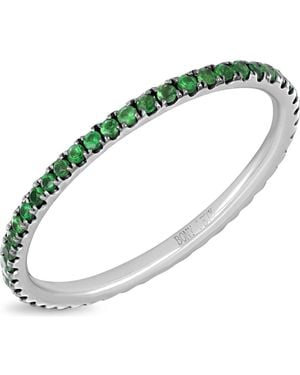 Bony Levy Iris 18K Tsavorite Stackable Band Ring - Metallic