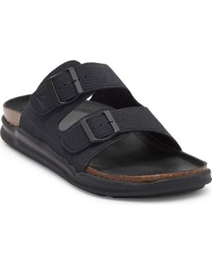 Quiksilver Deck Double Strap Slide Sandal - Black