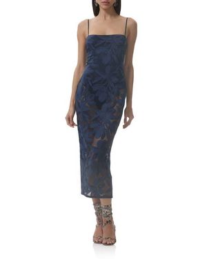 AFRM Marsaille Lace Midi Sundress - Blue