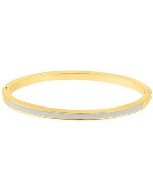 Adornia Enamel Cuff Bracelet - Yellow