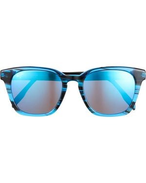 Maui Jim Polarized Square Sunglasses - Blue