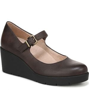 Naturalizer Adore Mary Jane Wedge Pump - Black