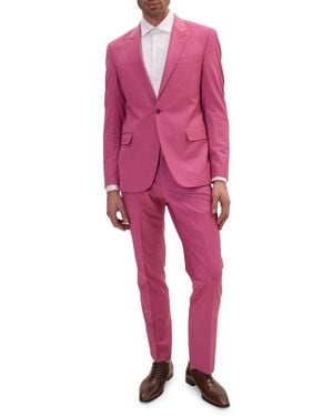 Ron Tomson Super 120S Merino Wool Tuxedo - Red