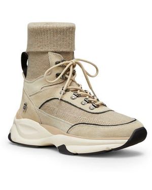 Stuart Weitzman High Top Sneaker - Natural