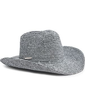Vince Camuto Space Dye Knit Cowboy Hat - Gray