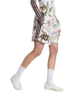 ADIDAS x FARM RIO Farm Rio Floral Print Performance Shorts - White