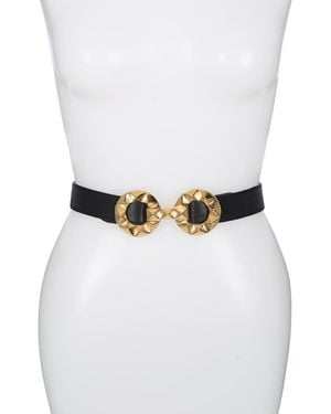 Raina Jazz Leather Belt - White