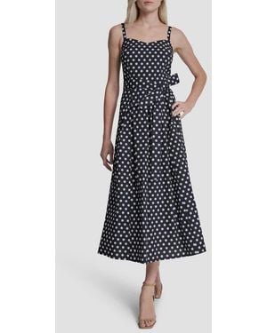 DKNY Sleeveless Maxi Dress - Blue