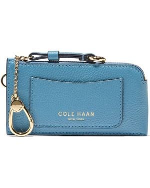 Cole Haan Essential Leather Card Case - Blue