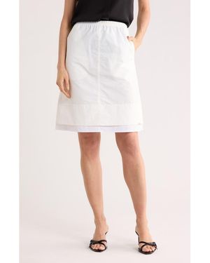 Jonathan Simkhai Aubria Woven Tiered Skirt - White