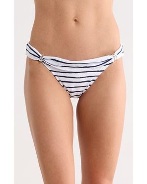 ViX Symphonie Stripe Bikini Bottoms - Blue