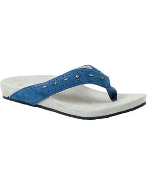 Revitalign Kena Stud Orthotic Flip Flop - Blue