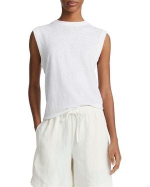 Vince Hemp Drawstring Shorts - White