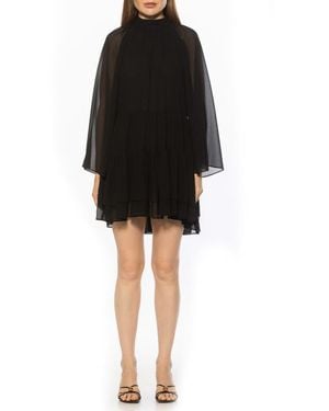 Alexia Admor Pamela Long Sleeve Shift Dress - Black