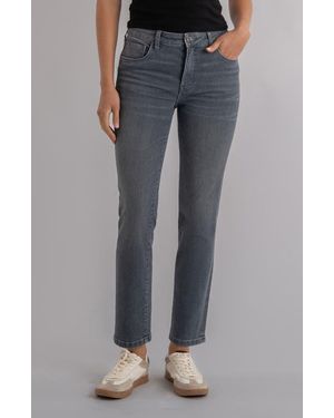 Kut From The Kloth Rachael Fab Ab High Waist Ankle Mom Jeans - Blue