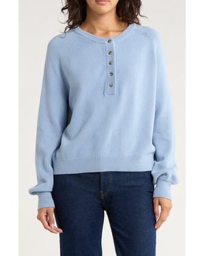 French Connection Mozart Stripe Sweater - Blue