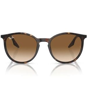 Ray-Ban Phantos 54Mm Gradient Polarized Round Sunglasses - Multicolor