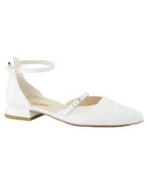Paul Green Vivien Ankle Strap Pump - White