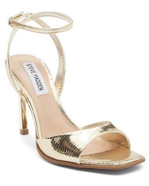 Steve Madden Presten Ankle Strap Sandal - Metallic