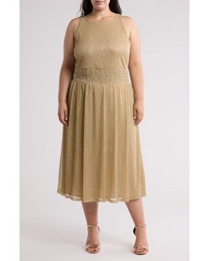 marina dresses gold Lady Black Tie - Marina Gown - Beaded Fit & Flare Gown main image 0