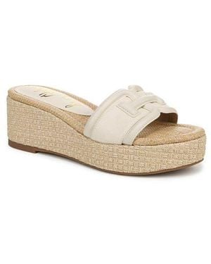 Sam Edelman Pauleena Platform Wedge Slide Sandal - Natural