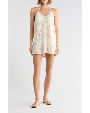 Maaji Riya Crochet Cover-Up Dress - White