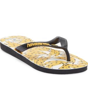 Havaianas X Farm Rio Bananica Flip Flop - Yellow
