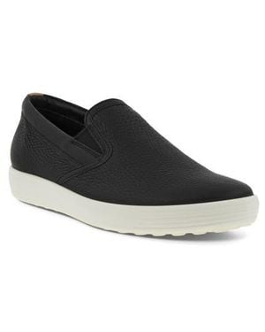 Ecco Soft 7 Water Resistant Slip-On Sneaker - Black