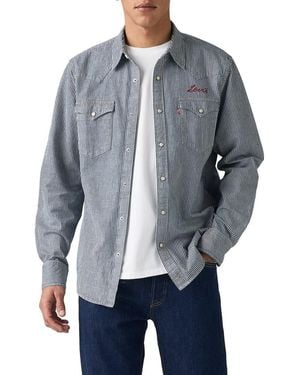 Levi's Classic Western Standard Button-Up Shirt - Blue