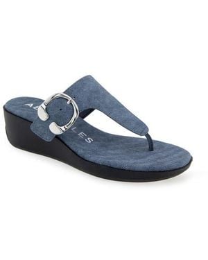 Aerosoles Izola Wedge Sandal - Blue
