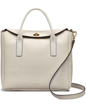 Radley Carpenter Yard Flapover Satchel Bag - White