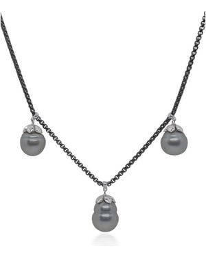 Alor South Sea Pearl Shaker Necklace - Metallic