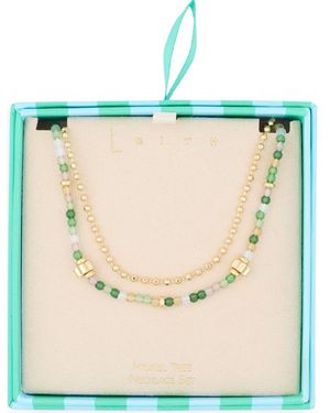 Leith Layered Necklace - Blue