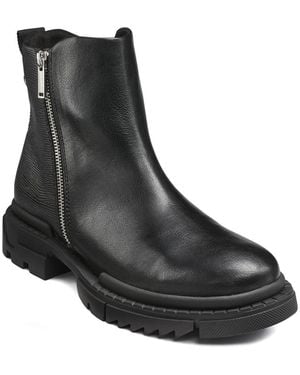 KARL LAGERFELD Double Zip Boot - Black