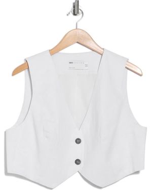 ASOS Boxy Waistcoat - White
