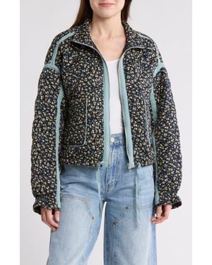 Blank NYC Cropped Quilted Jacket - Black