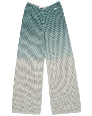 Honor The Gift Ombré Open Stitch Pants - Blue