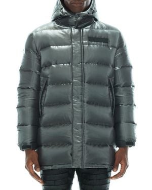 HVMAN Quilted Puffer Jacket - Gray