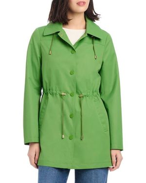 Kate Spade Magic Print Hooded Rain Jacket - Green