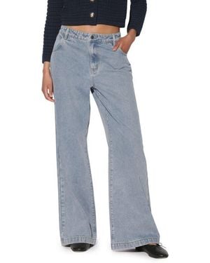 Walter Baker Elena Wide Leg Jeans - Blue