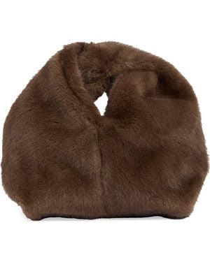 A.L.C. Simone Faux Fur Bag - Brown
