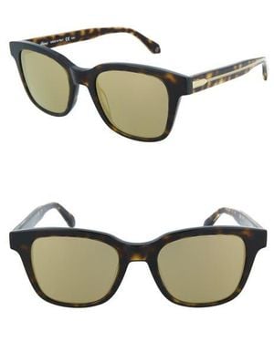 Brioni Core 49Mm Square Sunglasses - Green