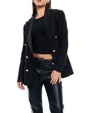 Lioness Palermo Double Breasted Blazer - Black