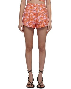 10 Crosby Derek Lam Vadella High Waist Shorts - Red